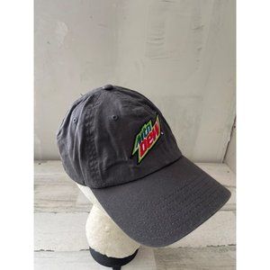 MTN DEW gray adjustable back unisex ball cap